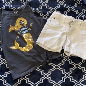 Summertime tank top and shorts